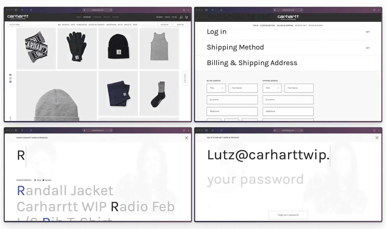 Carhartt WIP screenshot